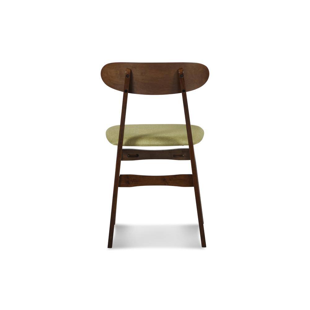Alt View 4. New Classic Furniture - Furniture Morocco Dining Chair with Cushion- Set of 2- Green - Green.