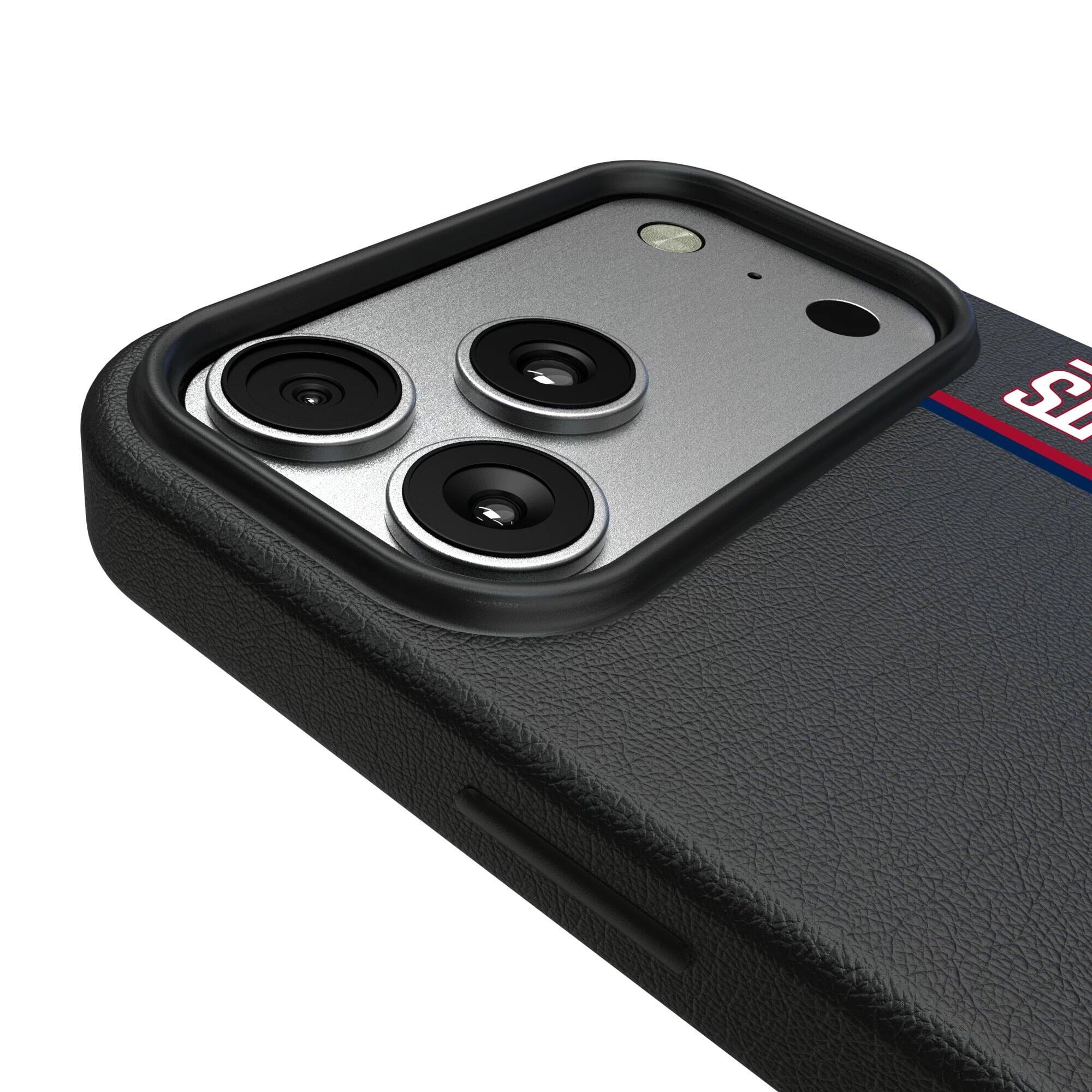 Alt View 2. Keyscaper - New York Giants iPhone Magnetic Bump Case - 15 - Black.