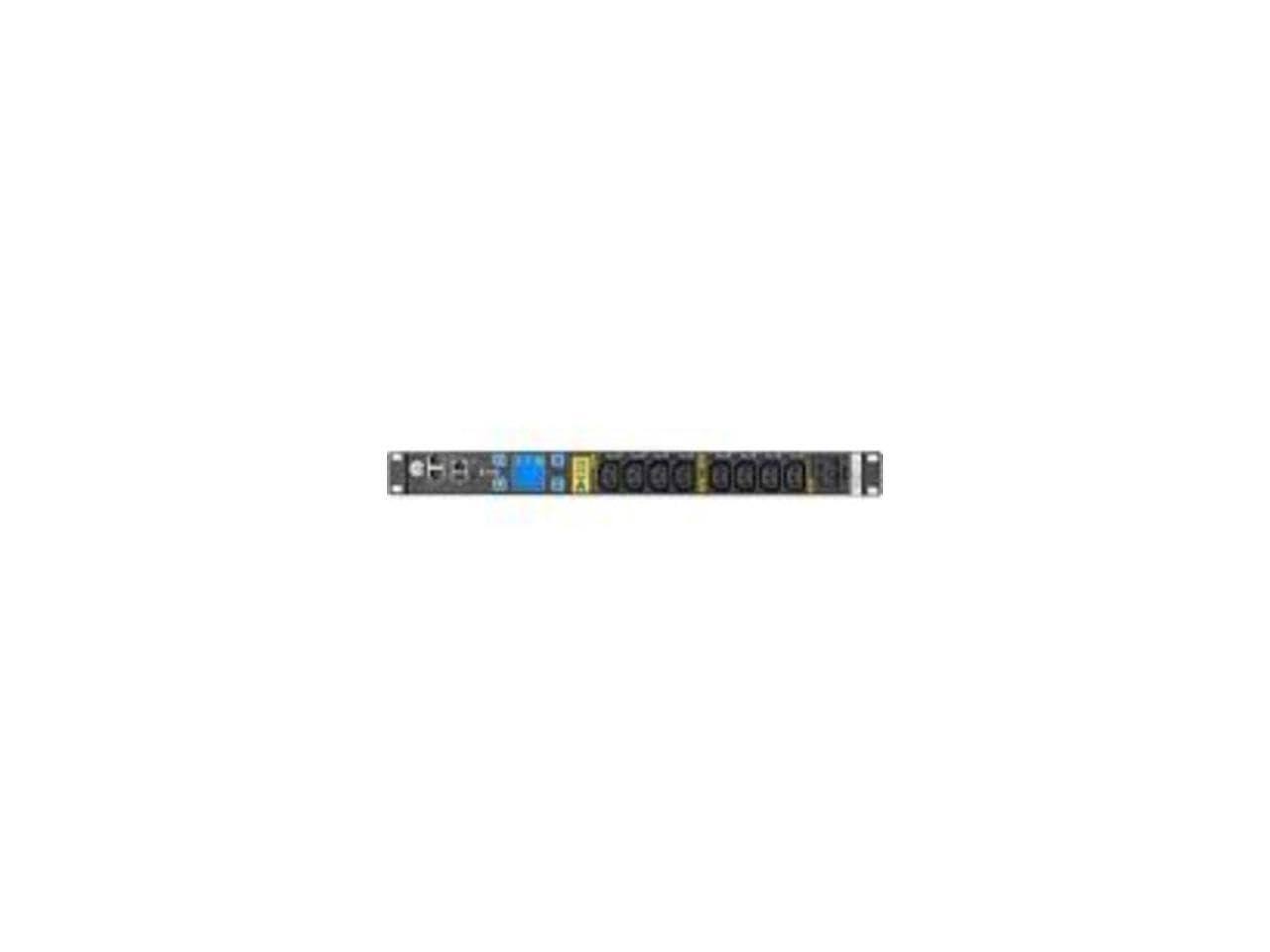Alt View 4. Eaton - Eaton Managed EMAT10-10 8-Outlet PDU - Black.