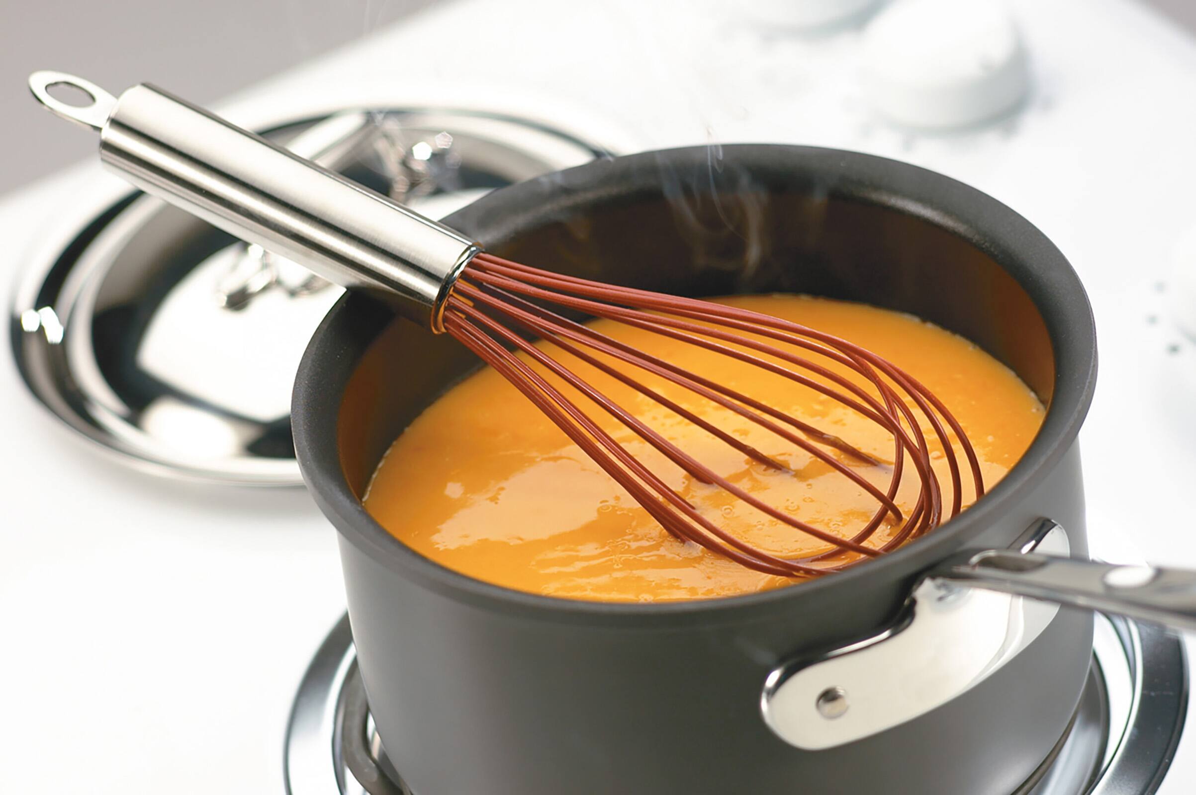 Alt View 3. Cuisipro - 10 Inch Silicone Balloon Whisk, Red - Red.