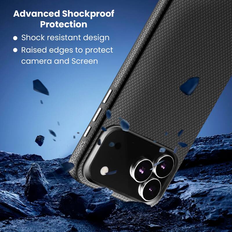 Advanced Shockproof Protection

- Shock resistant design
- Raised edges to protect camera and Screen