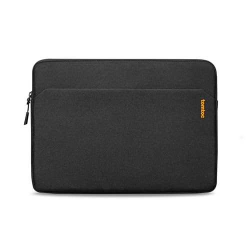 Front. tomtoc - Light-A18 Slim Laptop Sleeve Case for 13.5-14.4 Inch HP Acer ASUS Dell Lenovo ThinkPad Laptop Chromebook Notebook - Black.