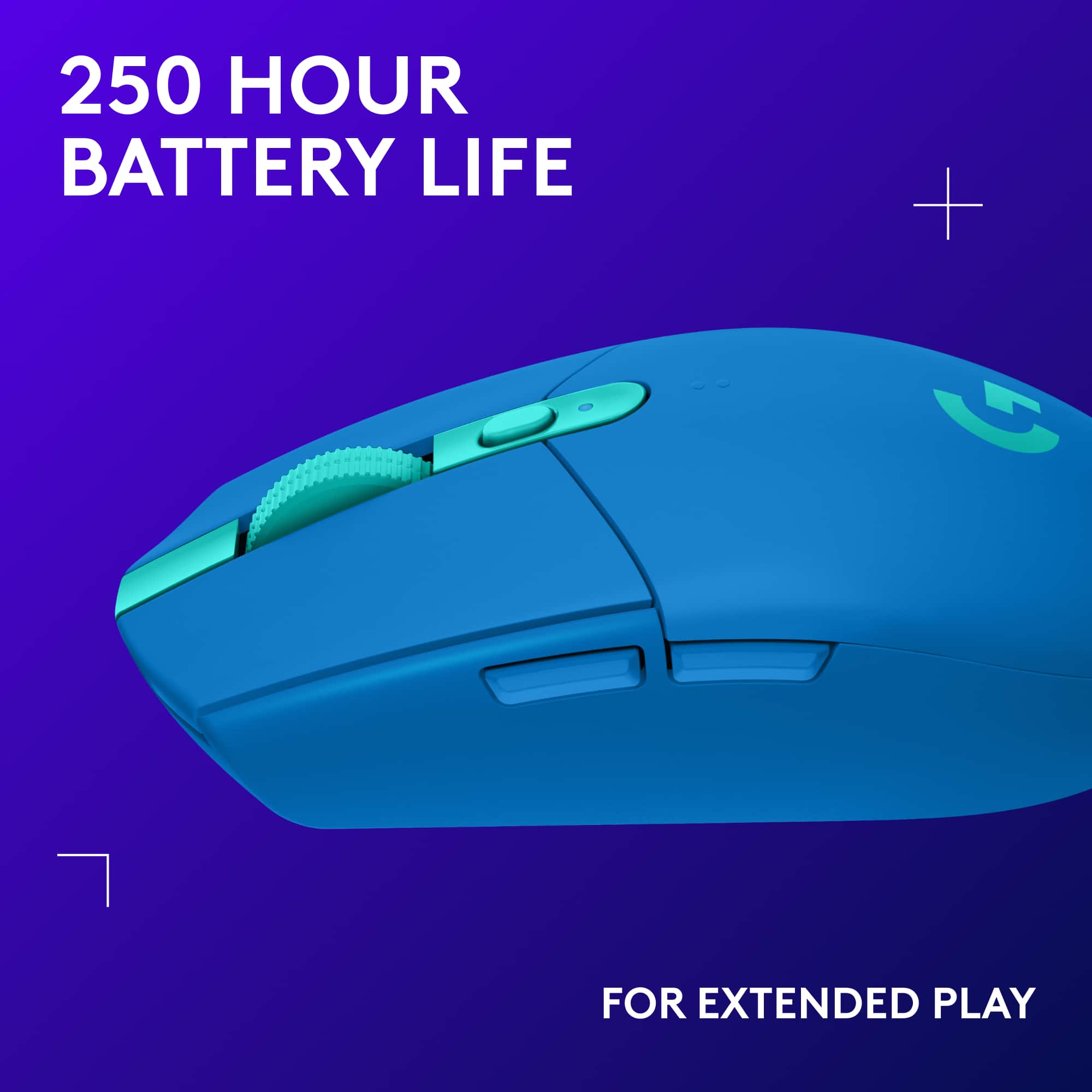 250 HOUR BATTERY LIFE + GG FOR EXTENDED PLAY