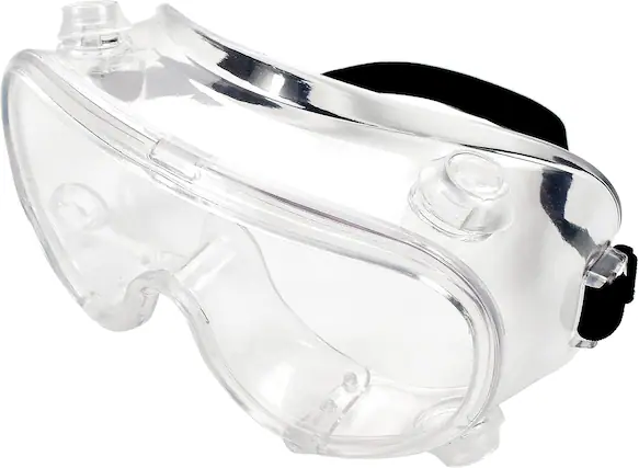 Front. HQRP - HQRP Safety Goggles Eye Protection for Medical Lab Chemistry Science Laboratory Yardwork Construction Woodworking etc. - Clear.