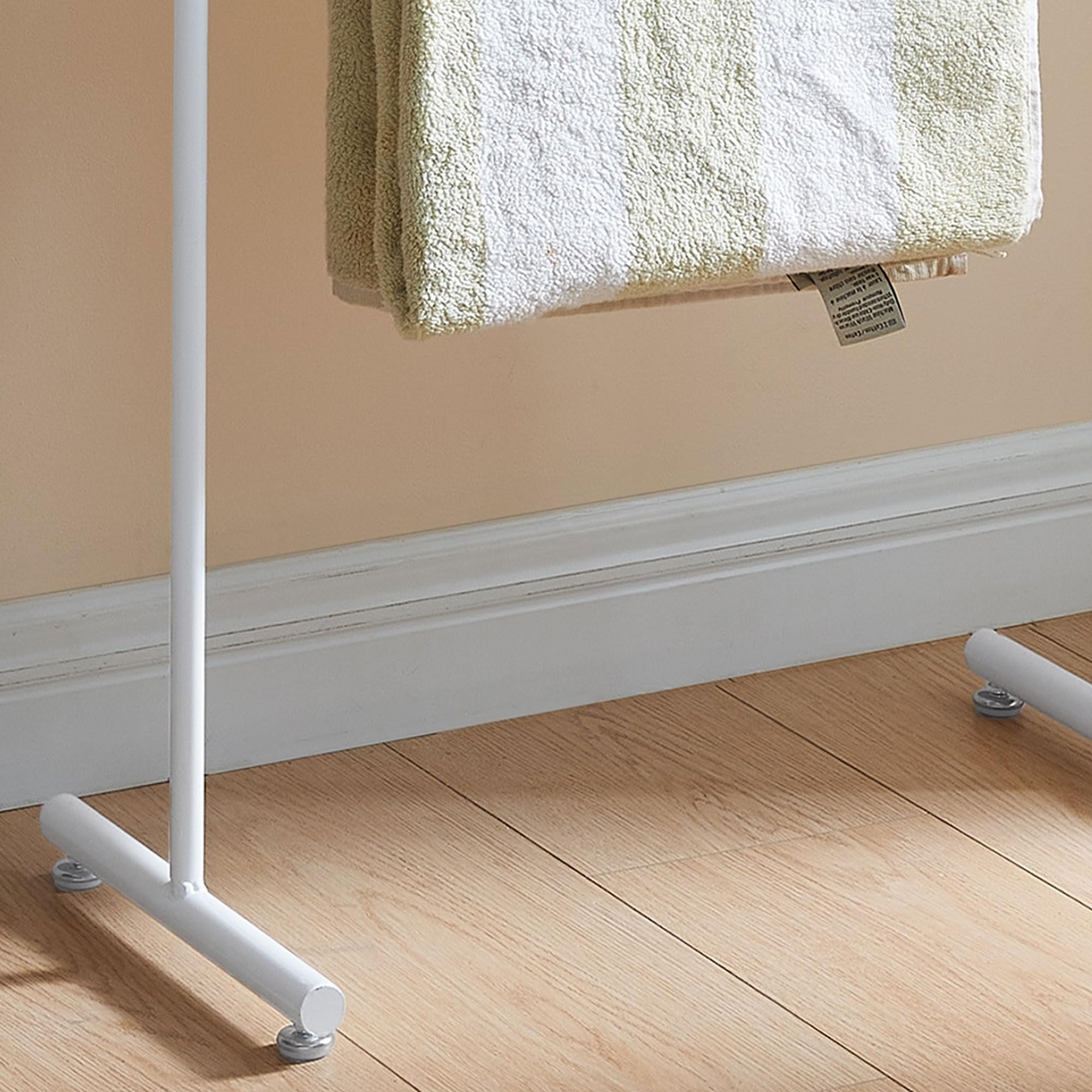 Alt View 3. Kings Brand Furniture - Kings Brand Furniture Valet Clothes Stand with Storage Tray - White.