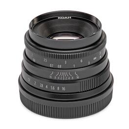 Koda - Koah Artisans Series 35mm f/1.7 Manual Focus Lens for Fujifilm FX (Black) - Black