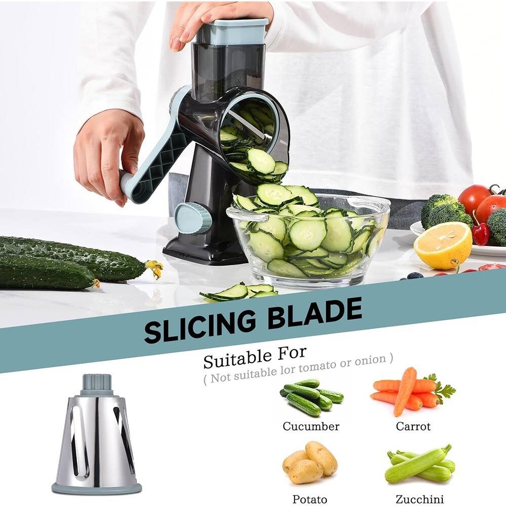 SLICING BLADE  
Suitable For  
(Not suitable for tomato or onion)  
Cucumber  
Carrot  
Potato  
Zucchini