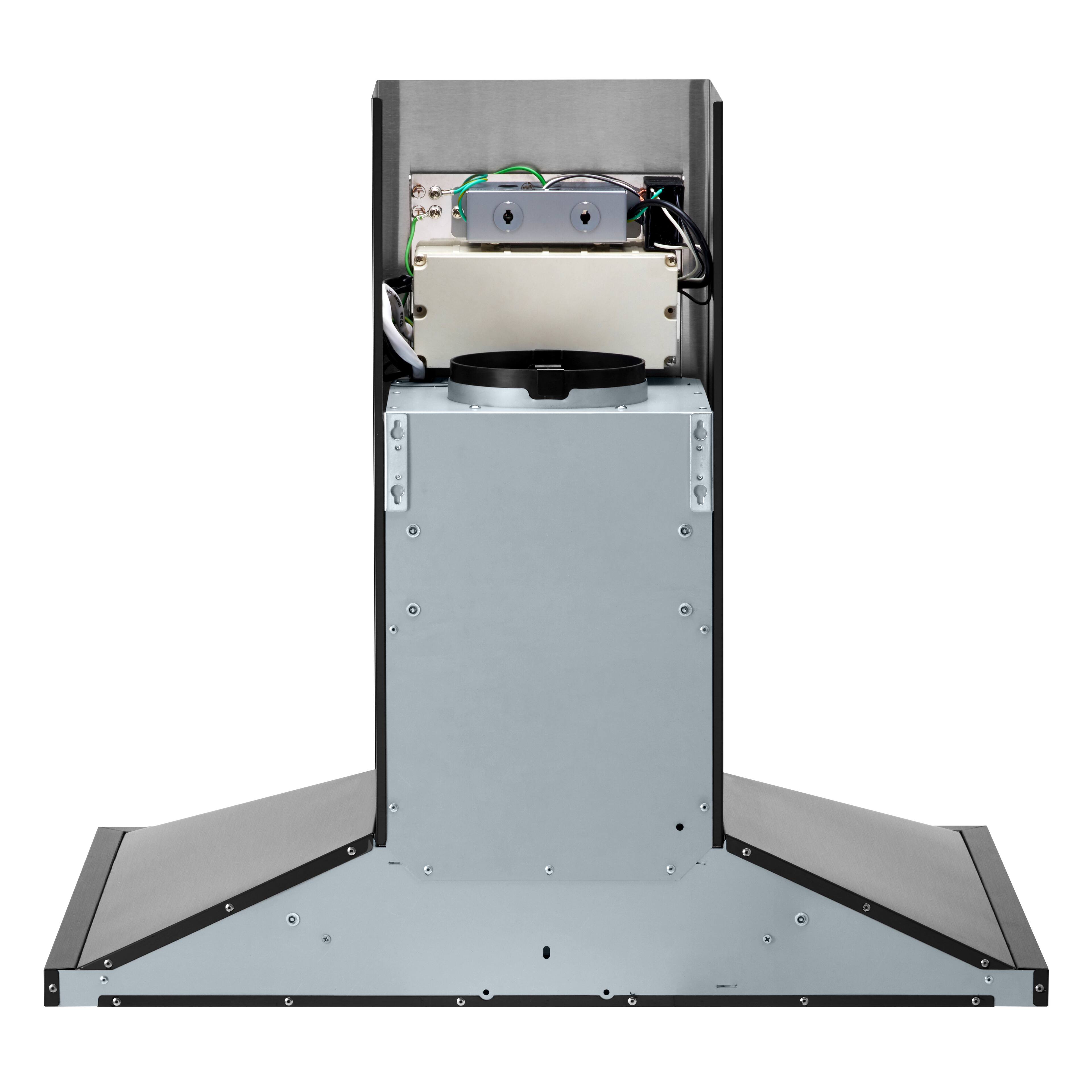 Alt View 9. LG - SIGNATURE 30" Externally Vented Wall Mount Smart Range Hood - Stainless Steel.