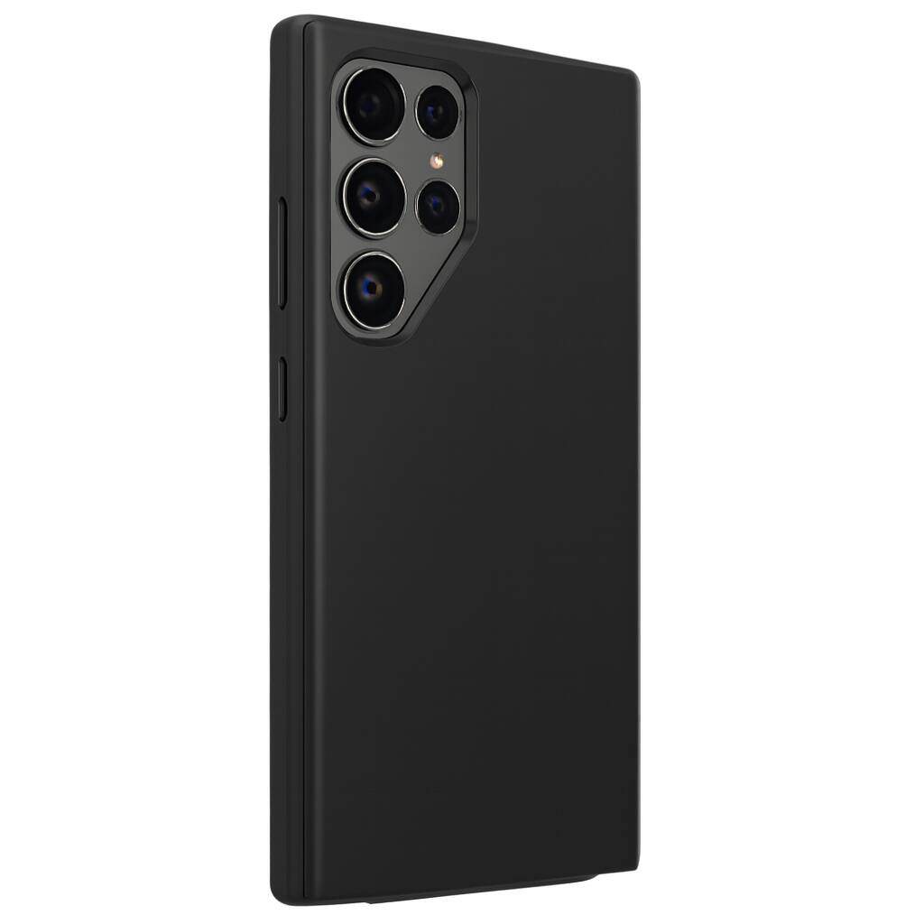 Back. OtterBox - Symmetry Case for Samsung Galaxy S24 Ultra - Black.