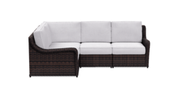 Yardbird® - Waverly Outdoor Small Sectional - Silver