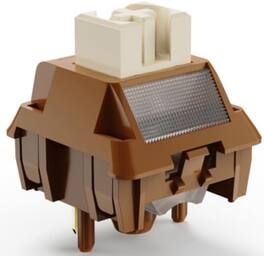 Womier - Keyboard Switch for Mechanical Gaming Keyboard 5-Pin 55gf Linear Pre-Lubed Switches with Standard MX Structure,35pcs - Brown