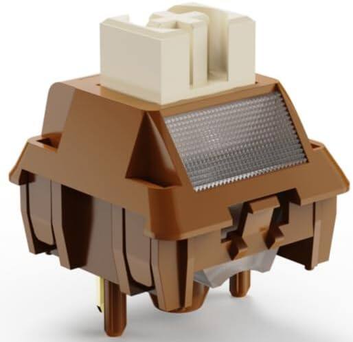 Front. Womier - Keyboard Switch for Mechanical Gaming Keyboard 5-Pin 55gf Linear Pre-Lubed Switches with Standard MX Structure,35pcs - Brown.