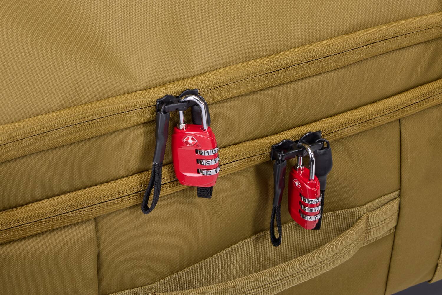 Back. Thule - Aion Wheeled Duffel – 70cm Eco-Friendly Rolling Travel Bag - Nutria Brown.