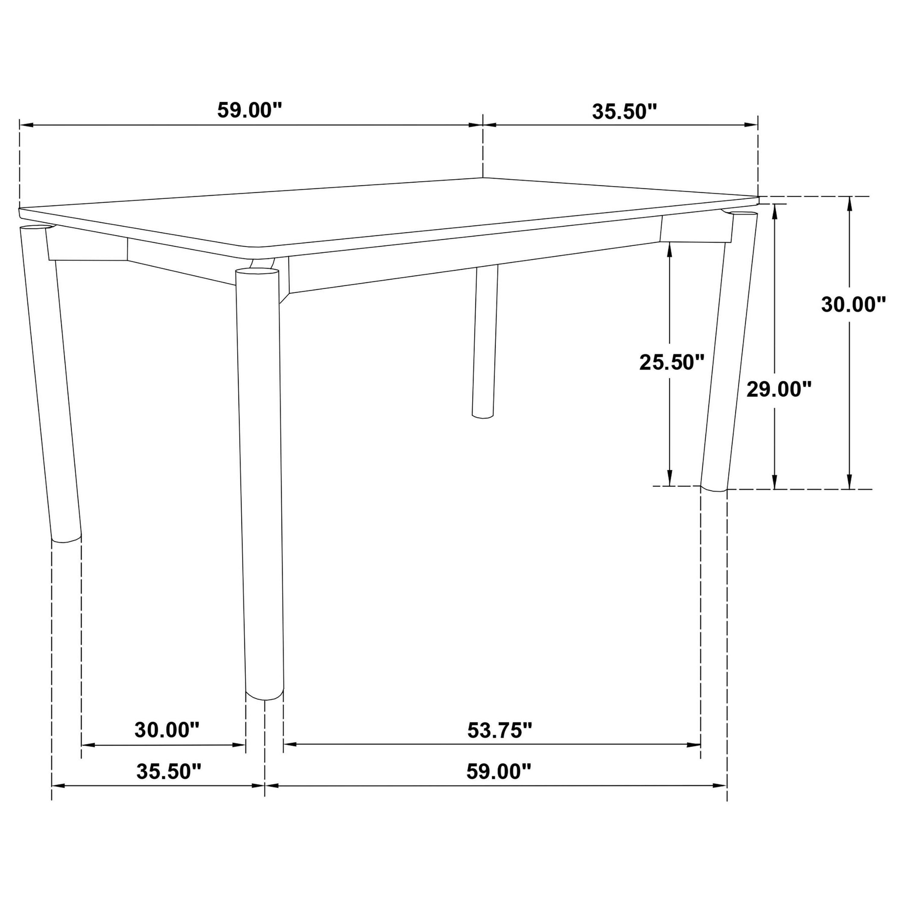 59.00" 35.50" 30.00" 25.50" 29.00" 30.00" 53.75" 59.00"