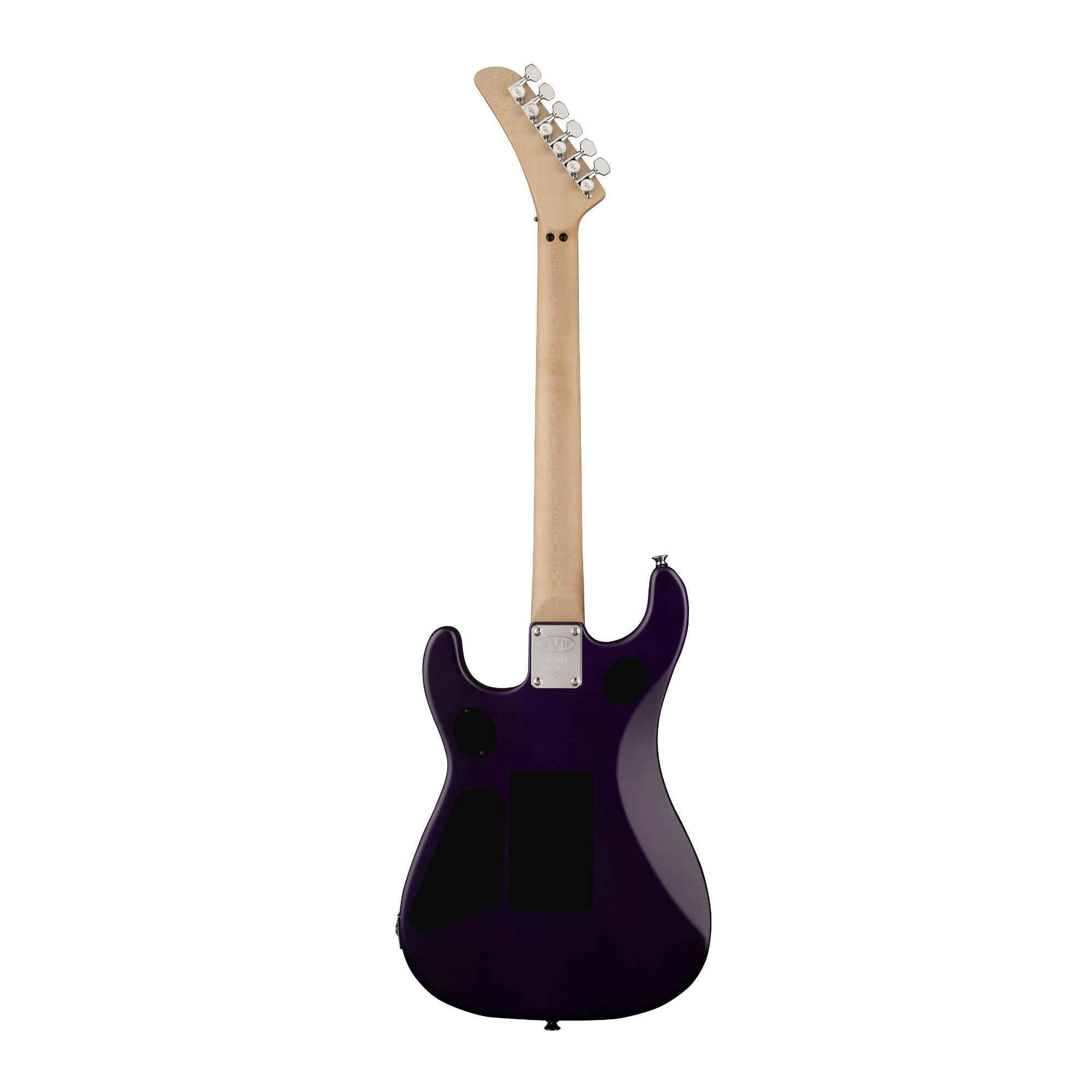 Back. EVH - EVH 5150 Deluxe QM Series 6-String Electric Guitar (Right-Handed, Purple Daze).