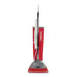 Eureka - SC684G Upright Vacuum – Bagged, 12 Amp Motor, 12″ Cleaning Path, 6.1 qt Shake-Out Bag, Chrome Hood, 50′ Cord - Red
