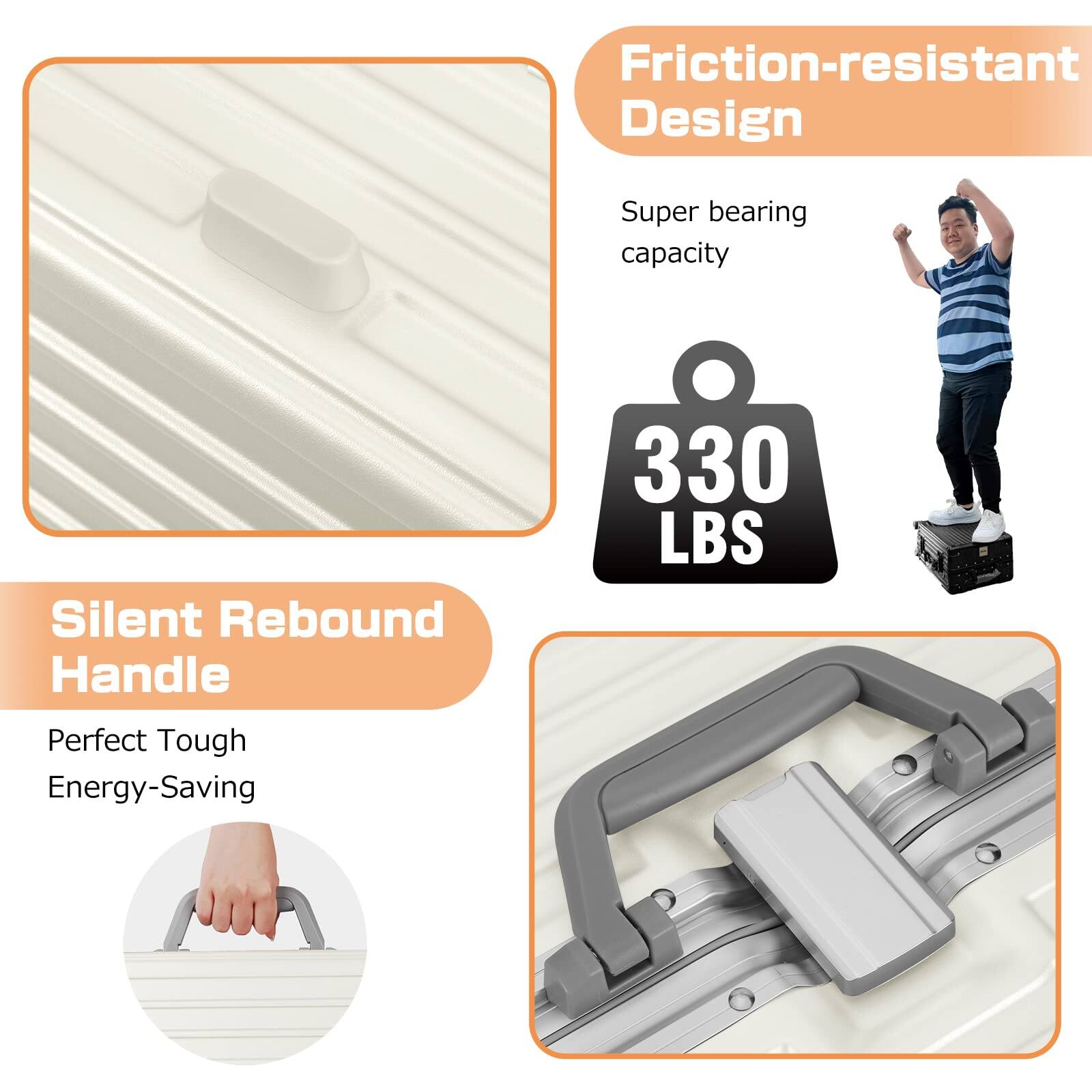 Friction-resistant Design  
Super bearing capacity  
Silent Rebound Handle  
Perfect Tough Energy-Saving  
330 LBS