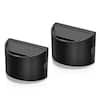 Front. Jandcase - JANDCASE 2-Pack 1W Plug-in Night Light, Amber Glow,Up/Down Light, 3-Step Dimming, Color Memory, Dusk-to-Dawn - Black.