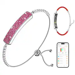 PRIMEPLUS - Smart Fitness Bracelet for Women, Activity Tracker Heart Rate/Sleep/Step, 1ATM Waterproof, Multi-Sport, Free App - Pink - (2026)