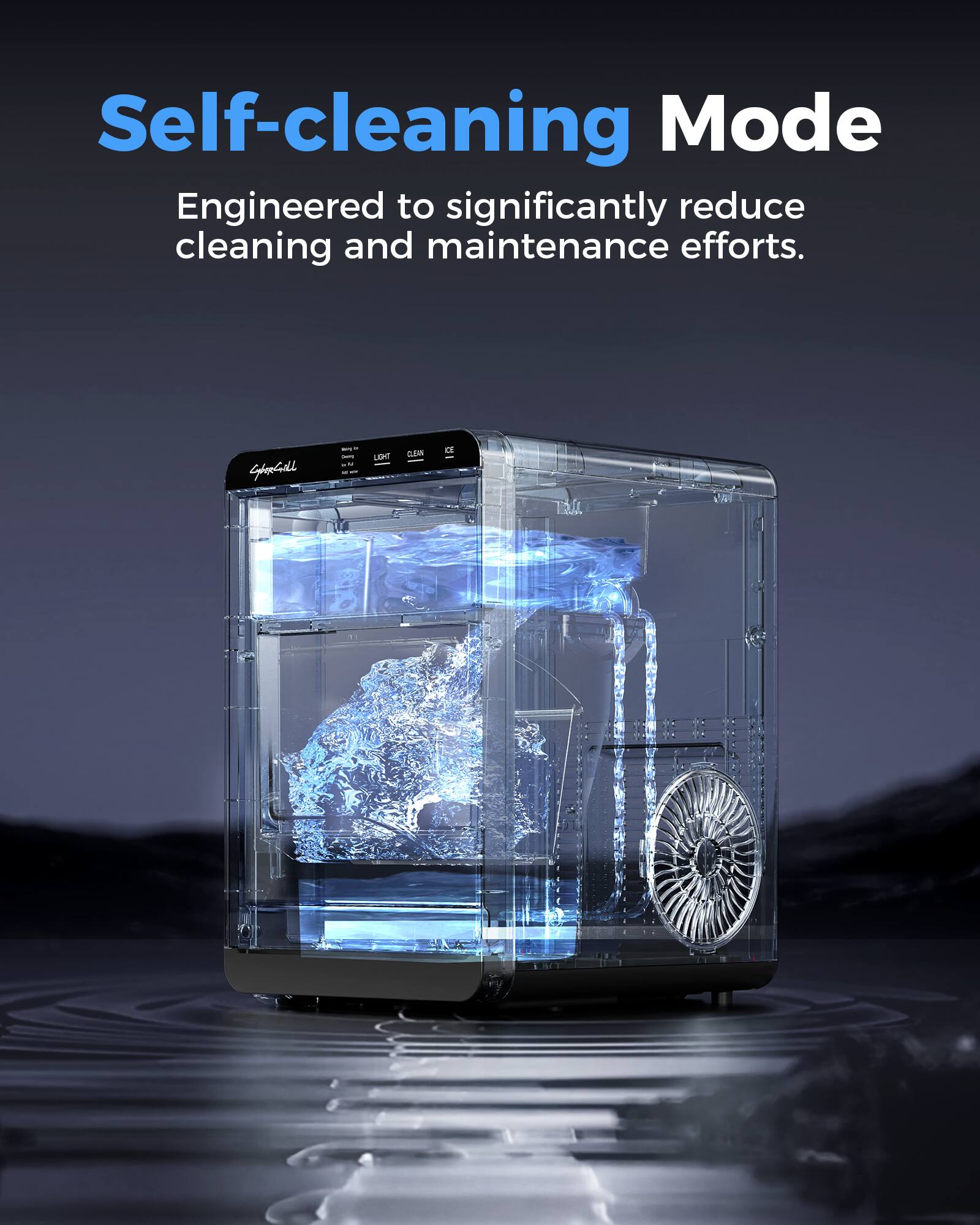 Self-cleaning Mode  
Engineered to significantly reduce cleaning and maintenance efforts.