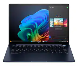 HP - EliteBook Laptop Computer 14" 2.8K Touch Screen Intel Core Ultra 7 32 GB - Atmospheric blue magnesium