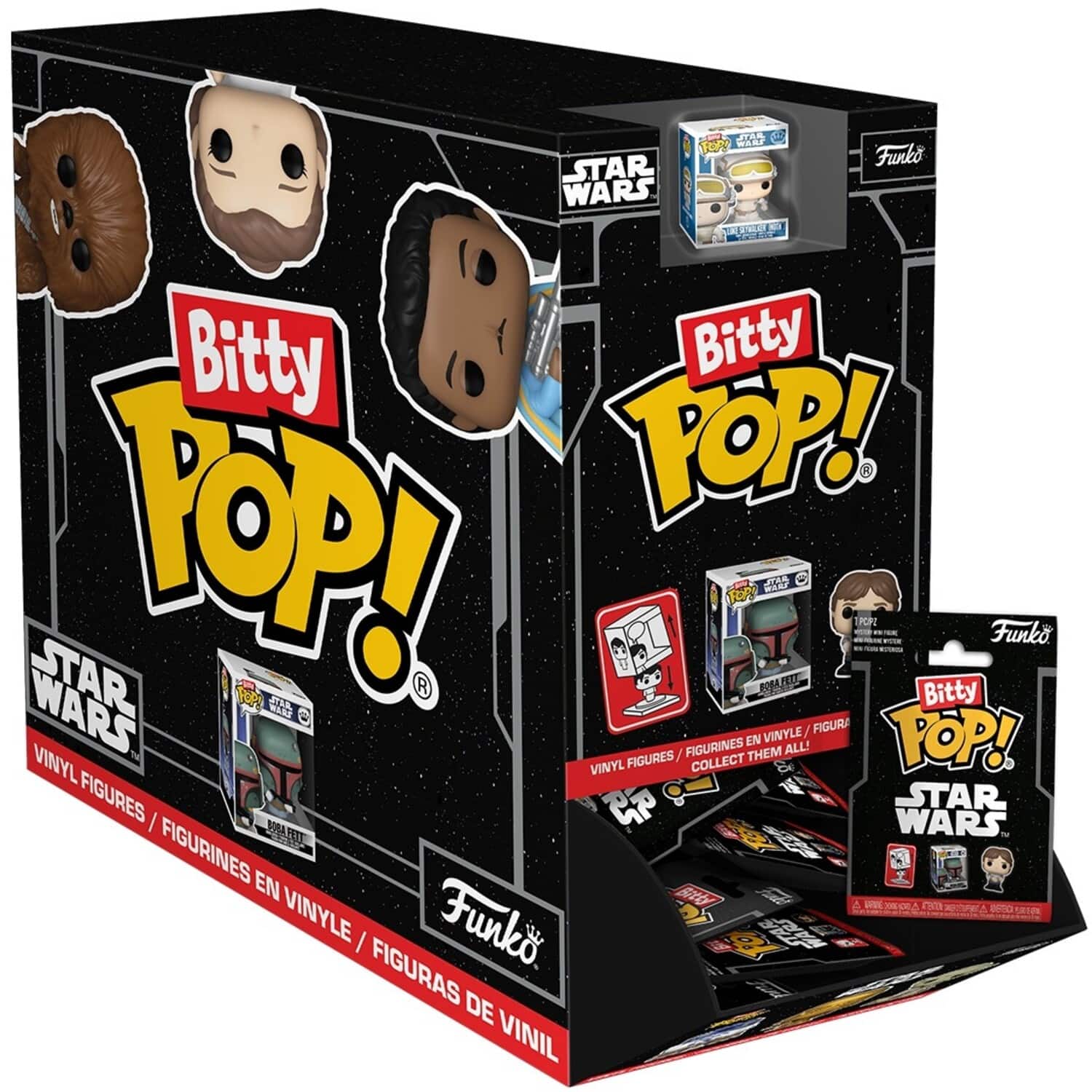 FUNKO Bitty POP! Singles: Star Wars (One Bitty POP! Per Transaction, Styles May Vary) - COLLECTABLES - Multicolor