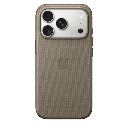 Front. Apple - iPhone 18 Pro TechWoven Case with MagSafe - Taupe.