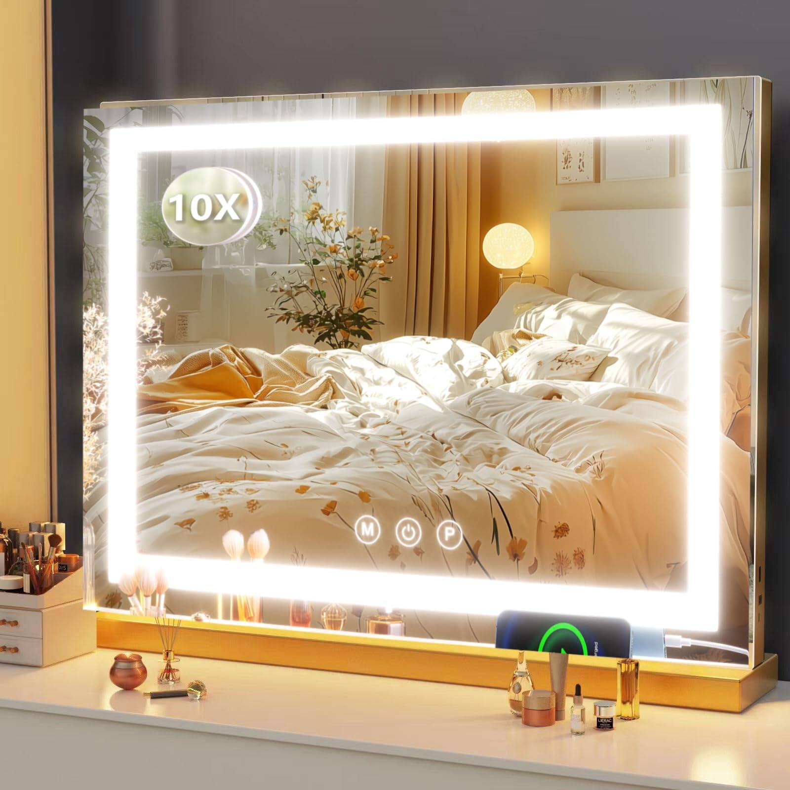 Square Gold Led-20"L x 26"W