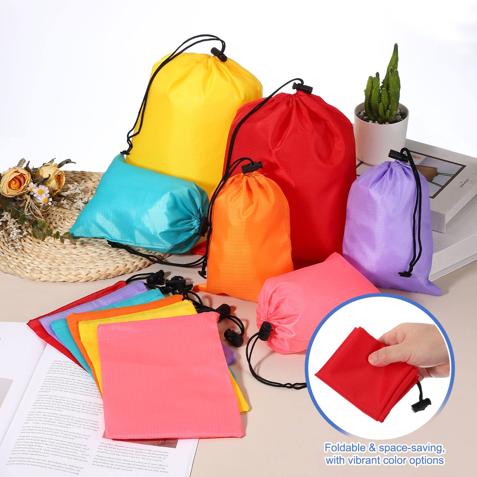 Foldable & space-saving, with vibrant color options