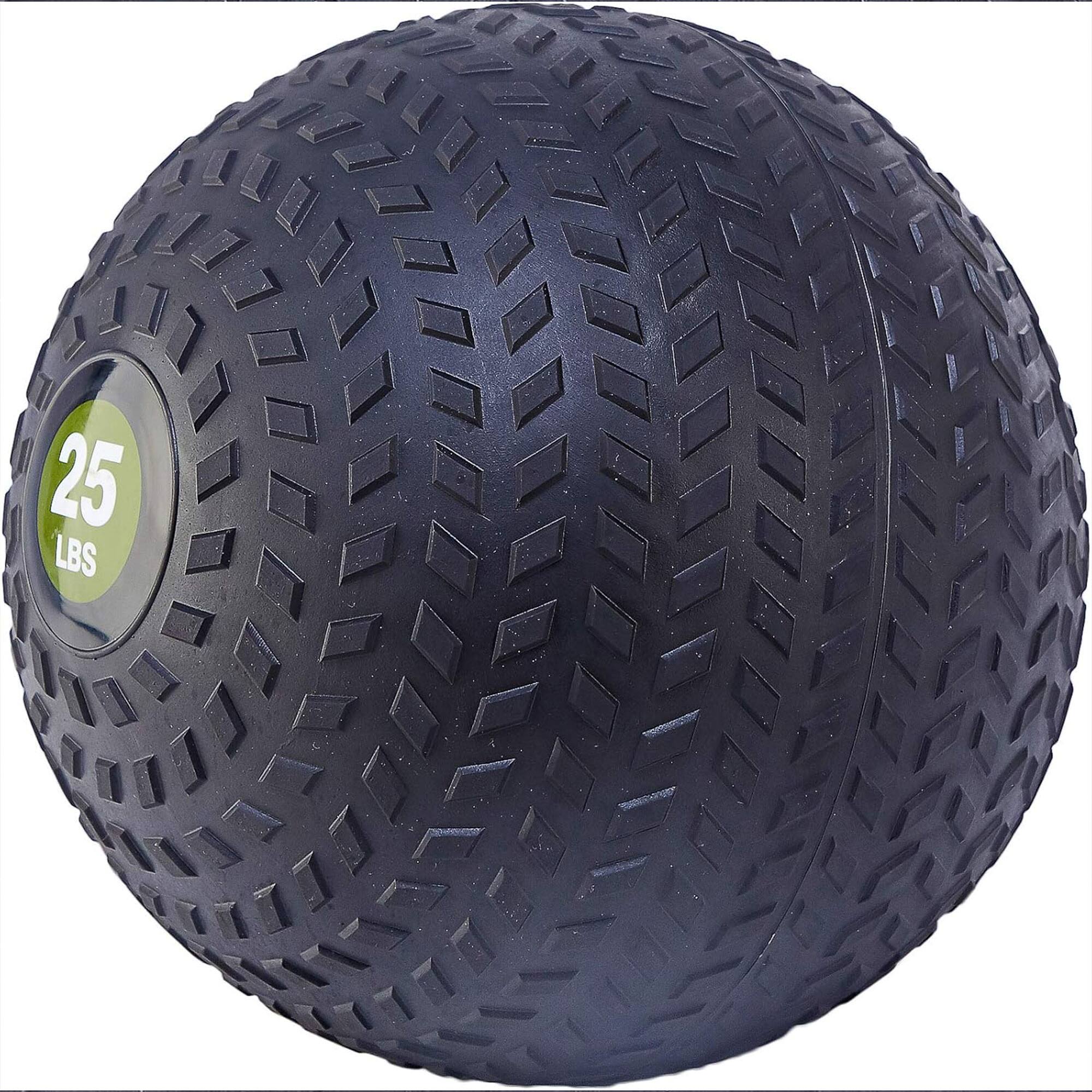 Alt View 2. Fitvids - Fitvids 25 Pound Weighted Medicine Ball for Home Gym Training and Fitness, Green - Mustard Green.