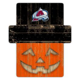 Fan Creations - Colorado Avalanche 12" x 12" Jack-O-Lantern Display - Orange