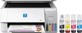 Epson - EcoTank ET-2900 Wireless All-in-One Color Supertank Inkjet Printer - White