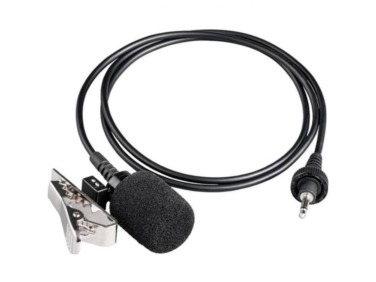 Alt View 1. Panasonic - Panasonic WX-SM410 Rugged Wired Electret Condenser Microphone - 100 Hz to 15 kHz - Cardioid - Lavalier - Sub-mini phone.