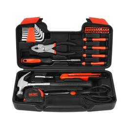 Pursonic - Handy Solutions 39-Piece Household Tool Kit - Black