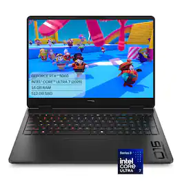 HyperX - OMEN 16" 165Hz 2K Gaming Laptop - Intel Core Ultra 7 356H (2026) - 16GB Memory - NVIDIA GeForce RTX 5060 - 512GB SSD - Shadow Black