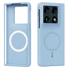 Dteck - Magnetic Case for Motorola Razr Fold (2026) Anti-Scratch Shockproof Rugged PC Slim Fit Wireless Charging Cover - Skyblue