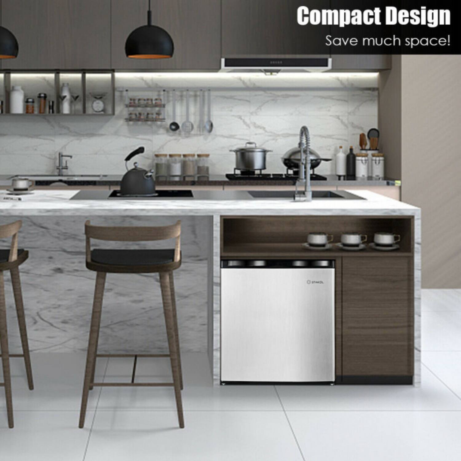 Compact Design  
Save much space!