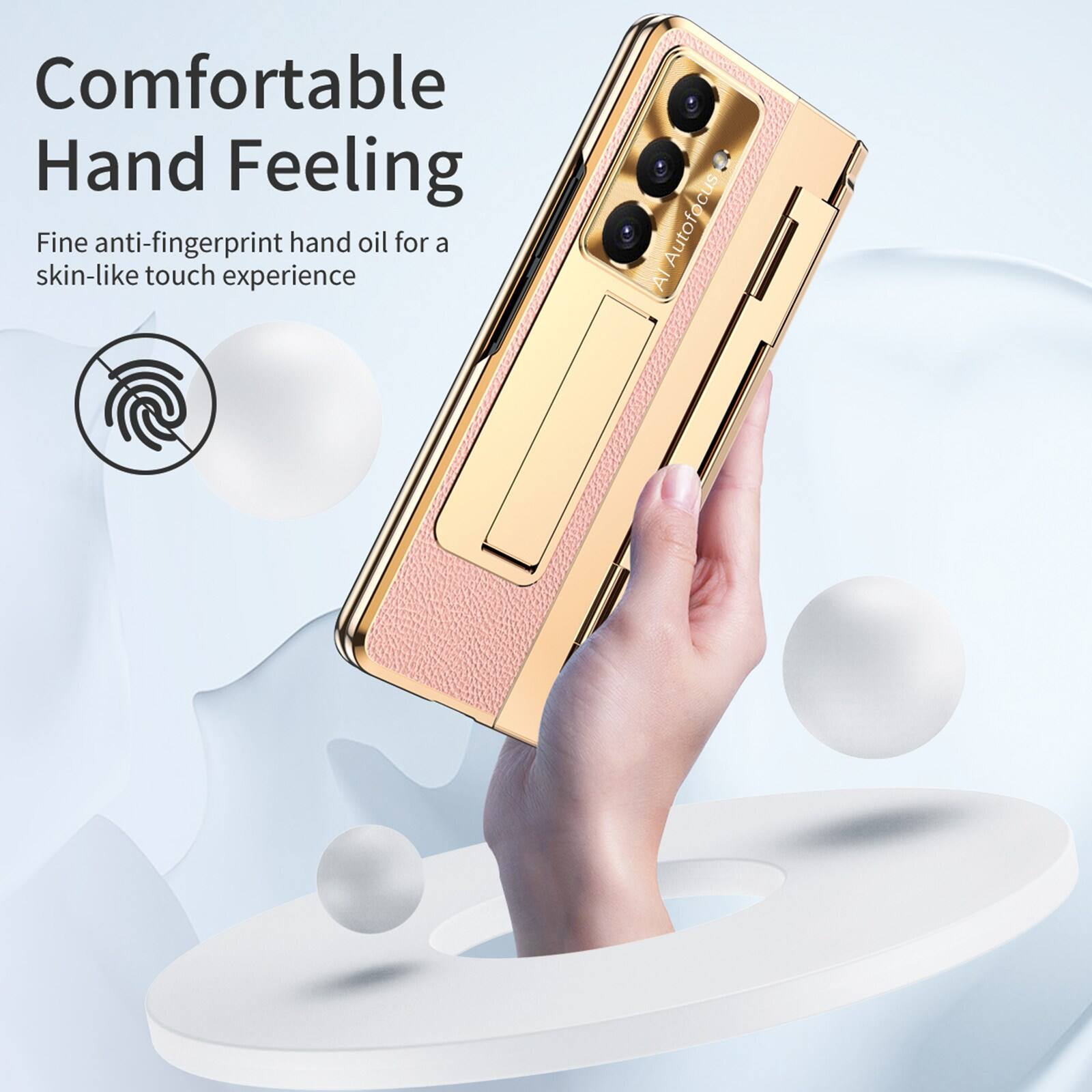 Comfortable Hand Feeling  
Fine anti-fingerprint hand oil for a skin-like touch experience