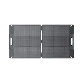 BLUETTI - 100W Monocrystalline Silicon Foldable Portable Solar Panel - Black
