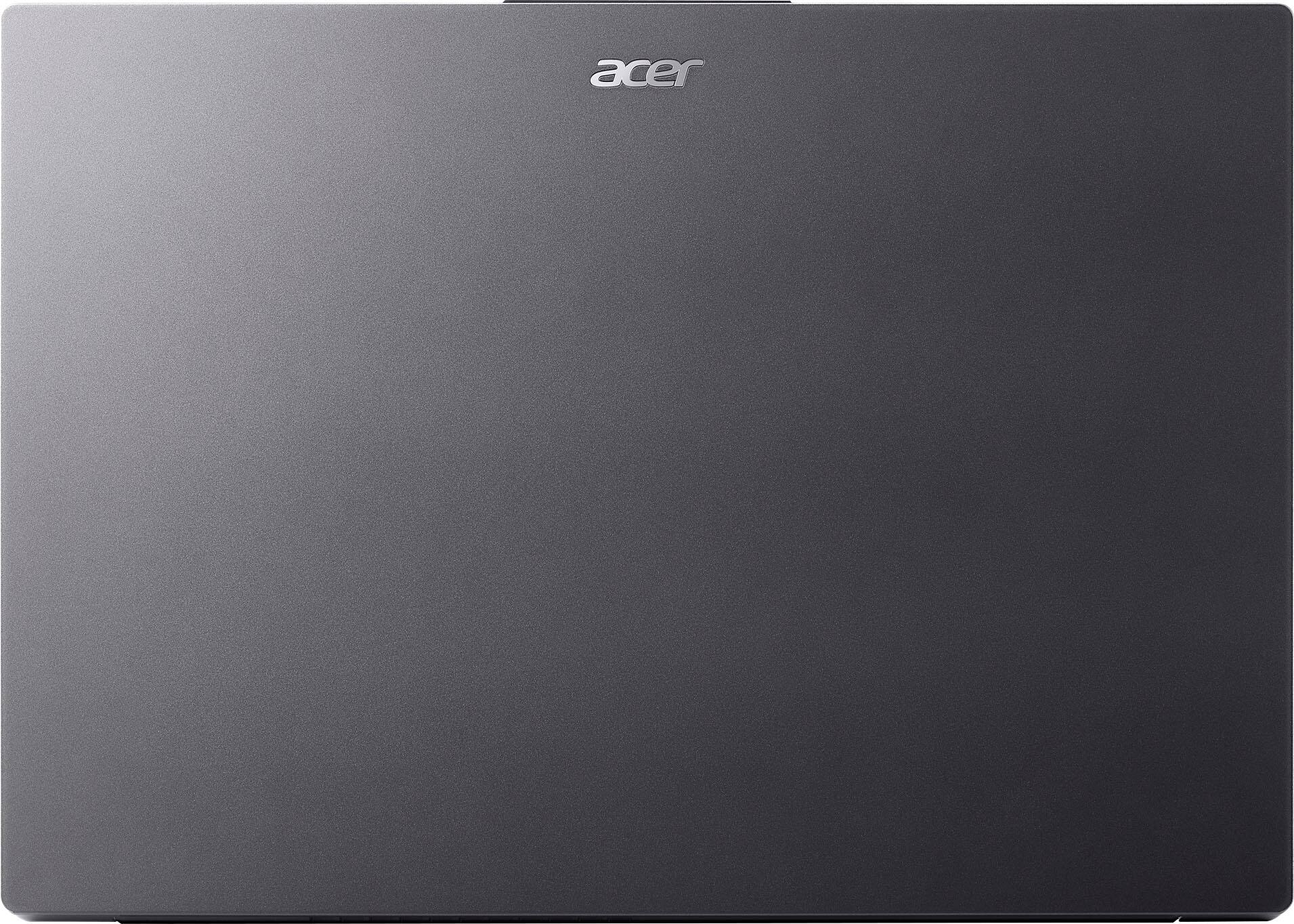 Alt View 11. Acer - Aspire Go 15 Laptop – 15.3" WUXGA 1920 x 1200 IPS – Intel i5-1334U – Intel UHD Graphics - 8GB DDR4 – 256GB PCIe Gen4 SSD - Steel Gray.