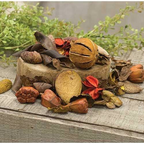 Angle. BreeBe - Orange Burst Bowl Filler 6oz - Multicolor.