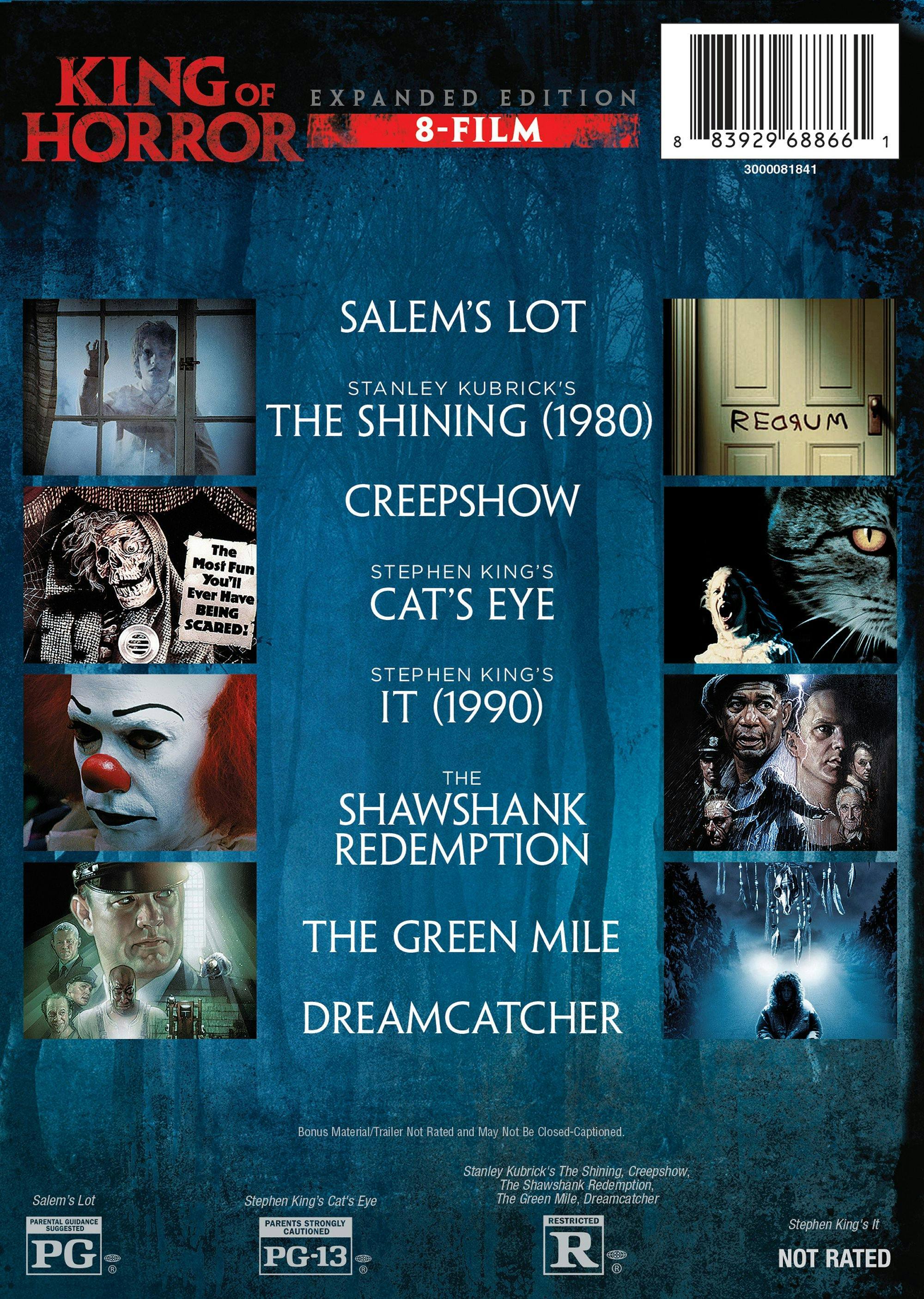 Angle. King of Horror 8 Film Collection (Box Set) [DVD].