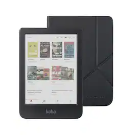Kobo - Clara Colour eReader (Black) with Bundle - 2024 - Black SleepCover