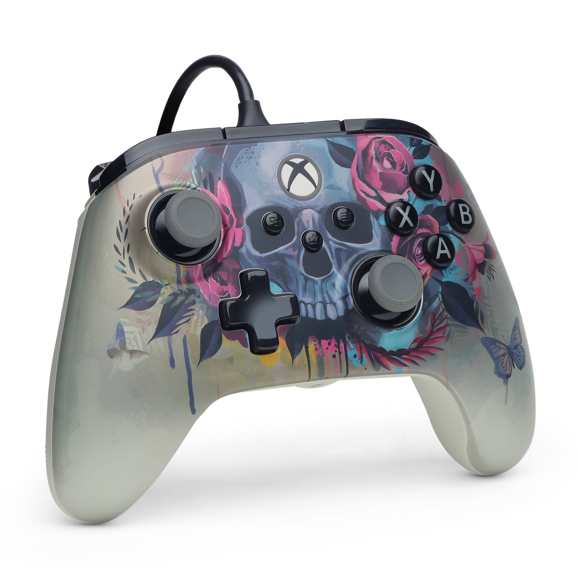 Angle. PowerA - PowerA Advantage Plus Wired Controller for Xbox Series X|S - Bloom & Gloom - Bloom & Gloom.
