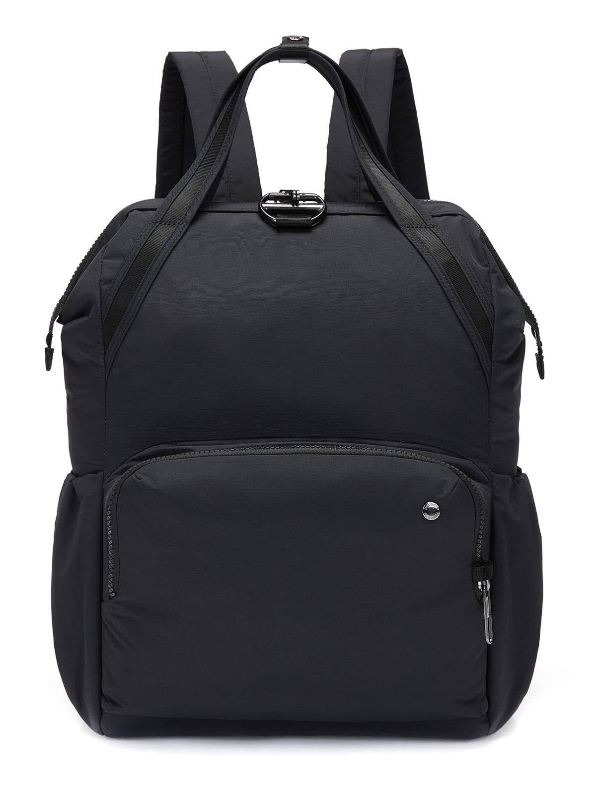 Front. Pacsafe - Pacsafe Citysafe CX backpack (Econyl Black) - Econyl Black.