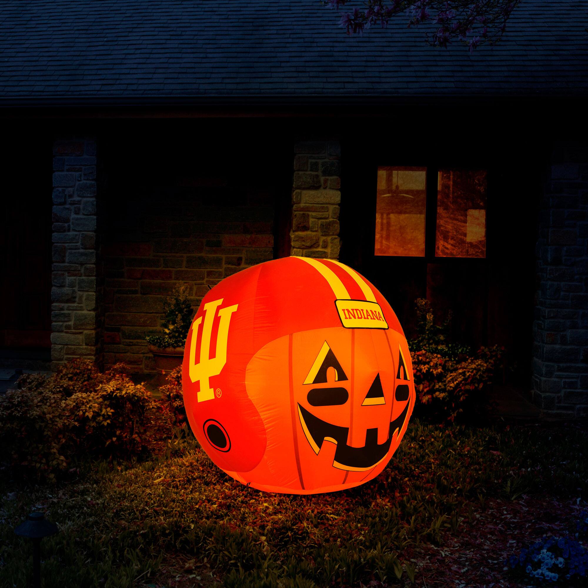 Alt View 2. Sporticulture - Indiana Hoosiers Jack-O-Helmet Inflatable - Multicolor.