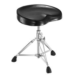 Unique Bargains - Drum Throne Adjustable Drum Seat, Anti-Slip Base Swivel Drum Chair for Adult & Teen Drummers - Black