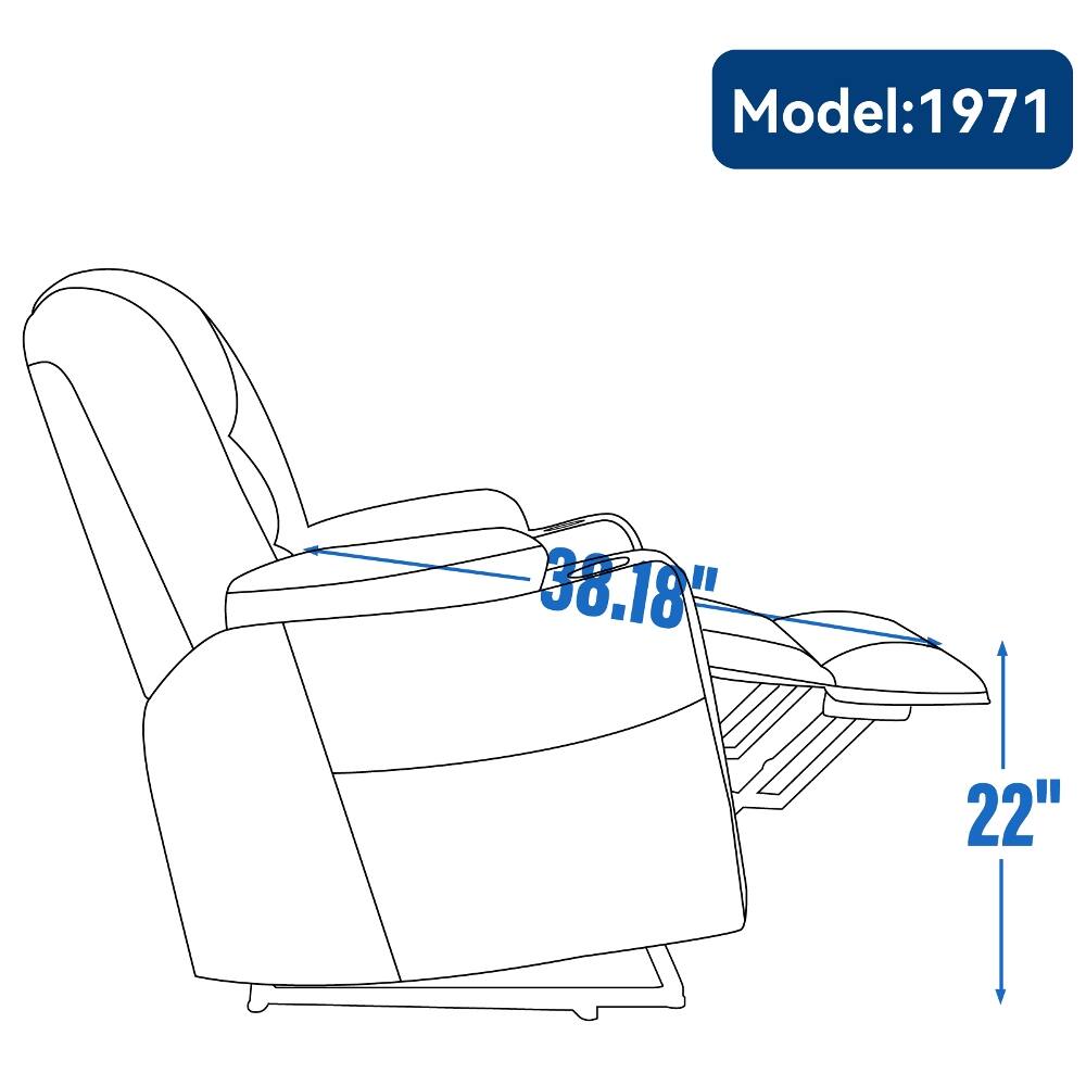 Model: 1971  
38.18"  
22"