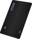 The Ridge Wallet - Tracker Card - Matte works with Apple Find My and Googe Find Hub - Black