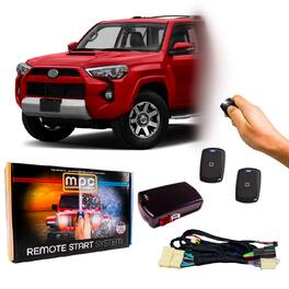 MPC - Remote Starter For Toyota 4Runner 2010-2019 | Long Range Remotes | Plug and Play - Black